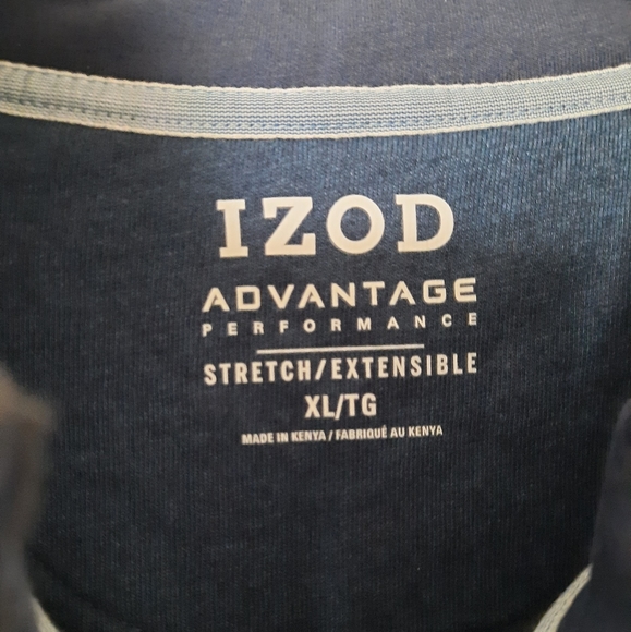 New Izod 1/4 Zip Fleece - Picture 2 of 2